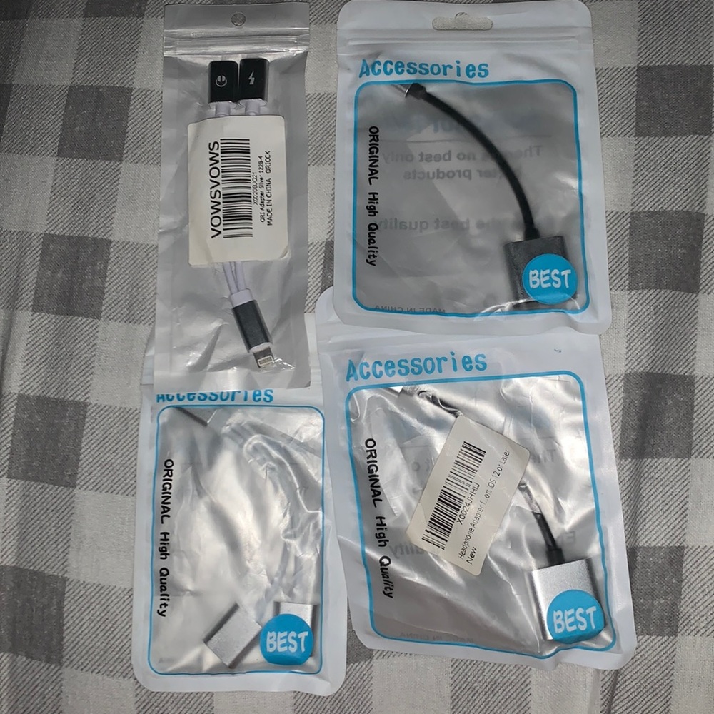 4 adapters for iPhone